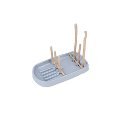 

Toponeto Baby Bottle Drying Rack Cup Plastic Drain Rack Teat Drain Tray Organizer