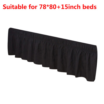

Gobestart MODERN SOLID DUST RUFFLE SPLIT CORNERS 1PC BED BEDDING PLEATED SKIRT 14 Drop