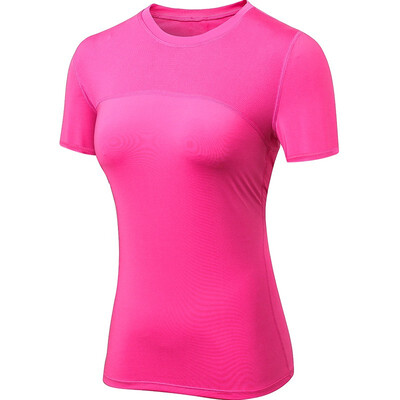 

Quick Dry Compression Tights T-Shirt Fitness Exercise Training Clothing Sport Running Yoga Short Sleeve T Shirts