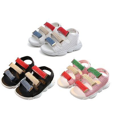 

Summer Baby Girl Boy Breathable Anti-Slip Hollow Design Shoes Sandals Toddler Soft Soled Beach Sneakers