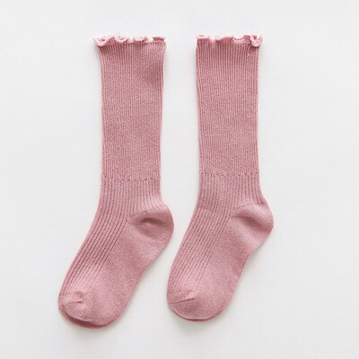 

Cute Girl Kids Knee High Socks Stocking Cotton Baby Toddler Leg Warm Leggings Trend
