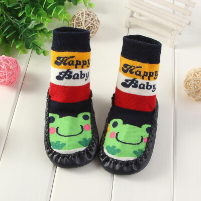 

Newborn Baby Cartoon Soft Soled Sock 5-18M Boys Girls Infant Toddler Anti-slip Floor Socks