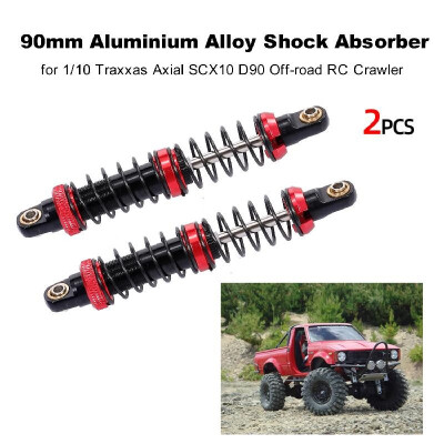 

​2PCS 90mm Aluminium Alloy Car Damper Shock Absorber CNC Machining Aluminum Part for 110 Traxxas Axial SCX10 D90 Off-road RC Craw