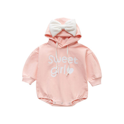 

Fashion Newborn kids Baby Boy Girl Long sleeve hoodies Bodysuits Long Sleeve Jumpsuits Cotton Autumn Spring Outfits