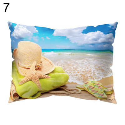 

Fresh Starfish Shell Throw Pillow Protector Case Cushion Cover Bedding Articles