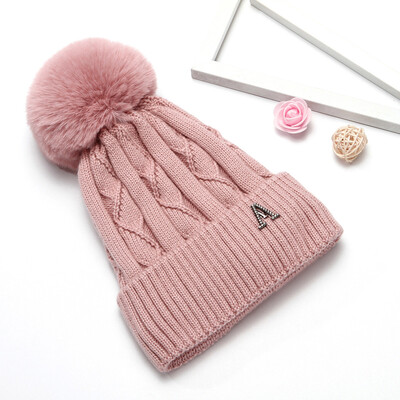 

Tailored Fashion Womens Winter Collar Plus Wild Thick knit Warm Hat