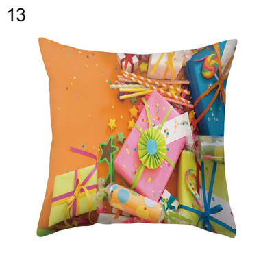 

Multicolor Candy Food Cushion Cover Home Office Cafe Car Decoration Pillow Case