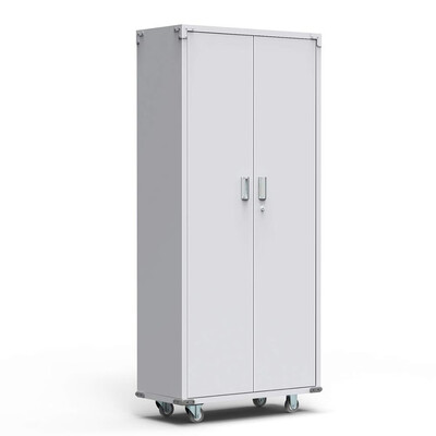 

Ktaxon 74" Garage Storage Cabinets Heavy Duty Laundry Rolling Tool Corner Locker Chest Combo Storage Box on Wheels