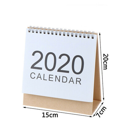 

Toponeto 2019-2020 Desktop Calendar Monthly Plan Daily Schedule Planner Notepad