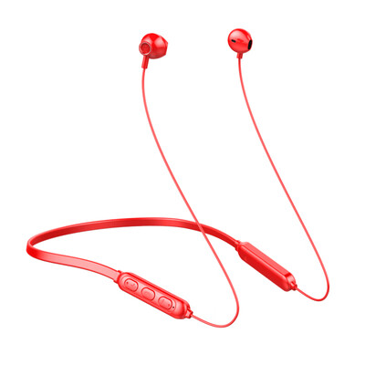 

Nobel line Q13 wireless Bluetooth headset sports running earplugs hanging ears wearing ears in ear millet Apple Android phone universal red