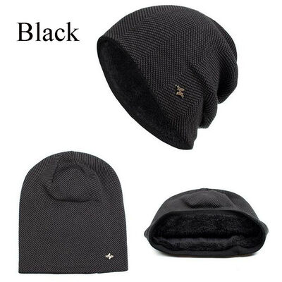 

Mens Women Knit Ski Cap Hip-Hop Blank Color Winter Warm Unisex Beanie Wool Hat