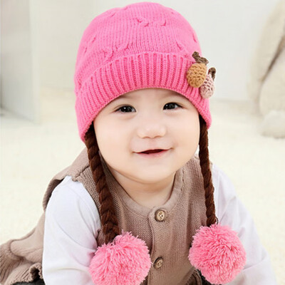 

Baby Hats Knitted Wool Hats Baby Accessories Baby Toddler Clothing Winter Warm Cap