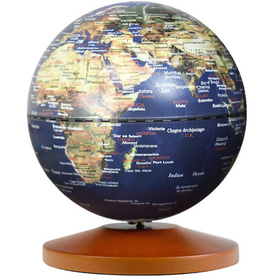 

Fun globe 5 inches 13cm Touch lamp music bell satellite globe - small world