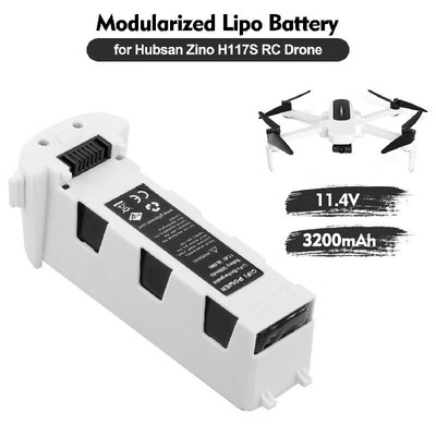 

2PCS 114V 3200mAh Spare Intelligent Modularized Lipo Battery for Hubsan Zino H117S Drone