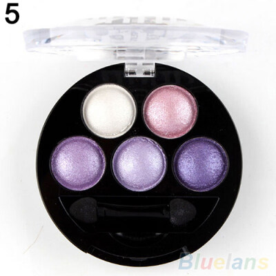 

5 Colors Professional Cosmetic Palette Makeup Tool Smoky Shimmers Eye Shadow