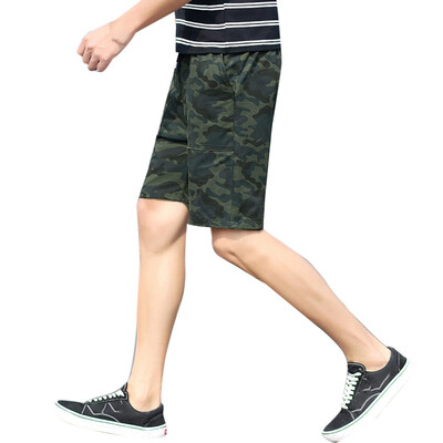 

Tailored Mens New Summer Casual Loose Patchwork Camouflage Printing Beach Shorts Pants