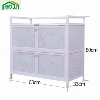 

stainless steel cupboard cabinet aluminum alloy cabinet tea cabinet balcony storage cabinet side cabinet