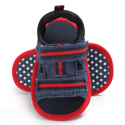 

New Handsome Baby Boys Sandals Summer Kids Infant Toddler Canvas Shoes Newborn Soft Shoes
