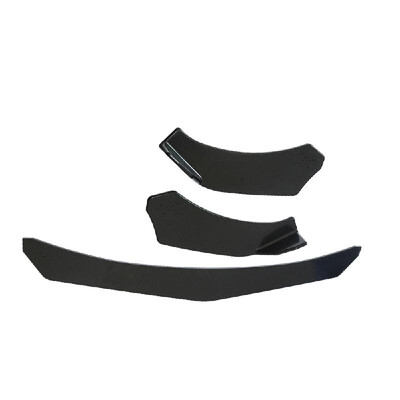 

Black Universal 3Pieces Car Front Lip Chin Bumper Body Kits For Honda For Civic