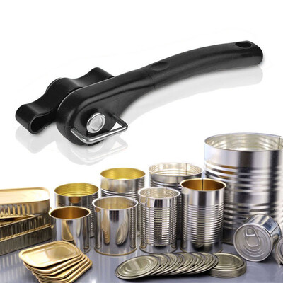 

Siaonvr New Multifunction Stainless Steel Safety Side Cut Manual Can Tin Opener BK