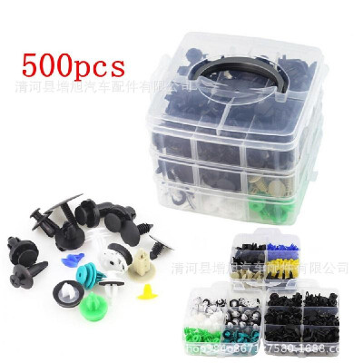 

500PCS boxed buckle car body panel lining interior body buckle universal car fastener 620pcs boxed buckle