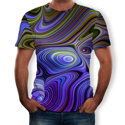 

Toponeto Mens 3D Printed Funny Round Neck Short Sleeves Fashion T Shirt Blouse Tee