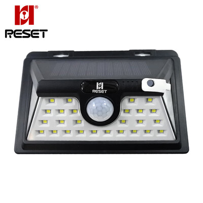 

Rui Saite RESET RST-S12 Solar Light Outdoor Waterproof Garden Light Garden Home Street Light Flood Light Three Sides Illumination - 34 LED Light Beads - Human Body Sensing
