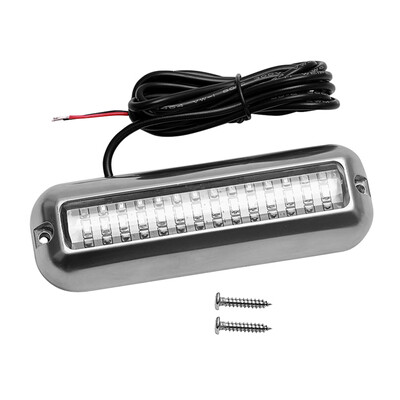 

Stainless Steel 42 LED 120 Degree Blue Light Beam Underwater Pontoon Boat Ship Yacht Fishing Waterproof Lamps