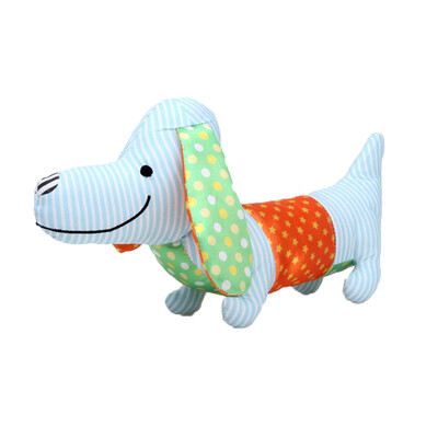

Siaonvr Animal Dog Shape Sound Interactive Squeaky Plush Baby Kid Toy