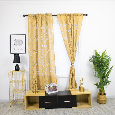 

Gobestart Trees Sheer Curtain Tulle Window Treatment Voile Drape Valance Fabric