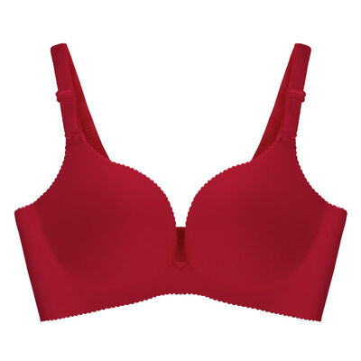 

New fashion women sexy lace gathered no trace v collar tube bra strap care bottom pad comfortable underwear feel skin-friendly