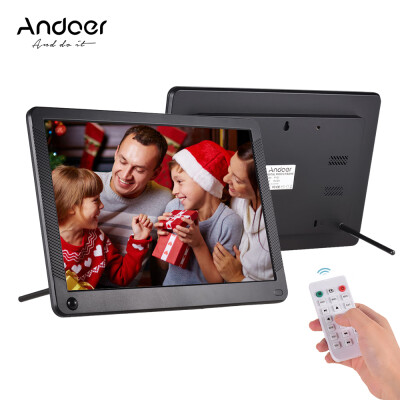 

Andoer P101 10 Inch LED Digital Photo Frame IPS Desktop Electronic Album 1280800 HD Supports MusicVideoPhoto PlayerAlarm Clock