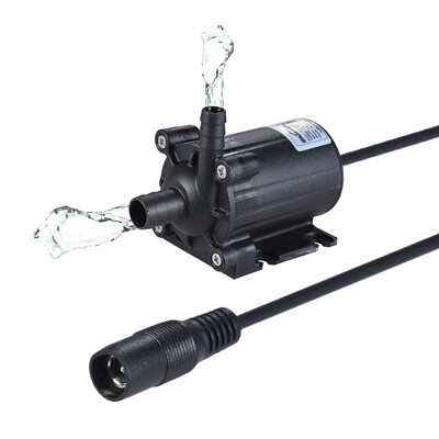 

Compact Size Dual-Outlet Submersible Brushless Oil Water Pump Ultra-quiet Max Lift 5M 450LH DC 12V for Fish Tank Aquarium Founta