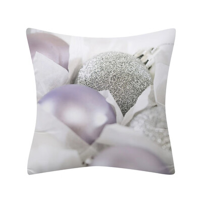 

〖Follure〗Christmas Pillow Case Glitter Polyester Sofa Throw Cushion Cover Home Decor
