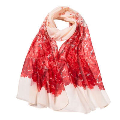 

Gobestart Fashion Women Flower Printing Long Soft Wrap Scarf Shawl Scarves