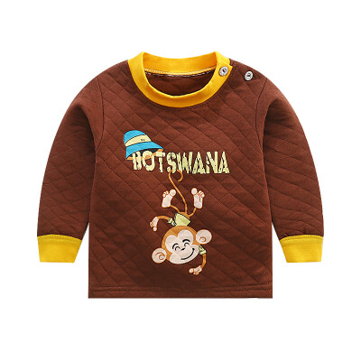 

Autumn Winter Children Clothes Baby Boys Long Sleeve T-Shirts Kids Girls Cartoon Printed Tops Tees Casual Blouse