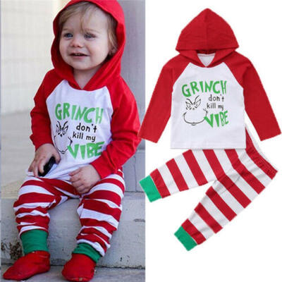 

2PCS Newborn Infant Baby Boy Girl Tops Sweatshirt Pants Leggings Clothes Outfits