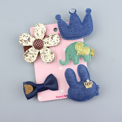 

Girls Hair Clips Cute Cartoon Bow Design Barrettes Children Princess Hair Accessories