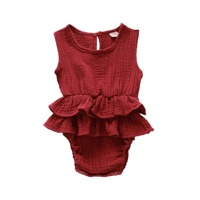 

Cute Newborn Baby Girl Clothing Baby Bodysuits Sleeveless Tutu Dress Cotton Solid Girls Jumpsuit Clothes Infant Costumes