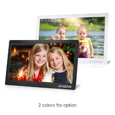 

Andoer 17inch Digital Photo Frame Full View IPS Screen 1920 1080 HD Advertising Machine Support Random Play with Remote Control