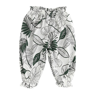 

Baby Clothes Baby Girls Boys Summer Cotton Mosquito Bites Pants Sports Casual Toddler Floral Pattern Trousers Long Pants