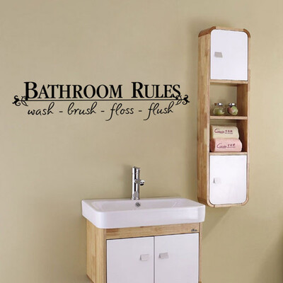 

Gobestart Removable DIY Wall Sticker Mural Home Decal Decor For Bathroom