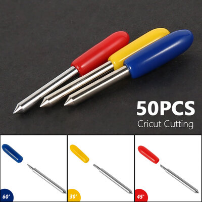 

20Pcs 30° 20Pcs 45°Standard 10Pcs 60° Deep Cut Vinyl Fabric Cutting Blades