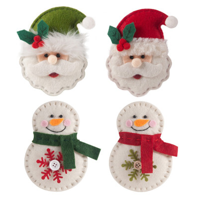 

Creative Christmas Festival Decorations Cute Cloth Santa Claus Snowman Hotel Bar Table Decoration Set Cute Cloth Santa Claus