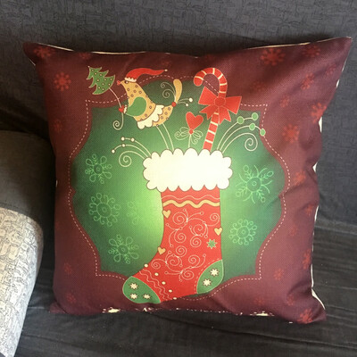 

Tailored Christmas Pillow Case Sofa Waist Throw Cushion Cover Home Decor A