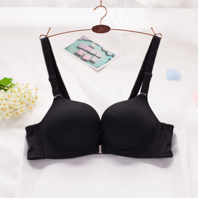 

Front Closure Women Bras Fashion Small Chest Bra Beauty Back Gathered Bra Female Lingerie