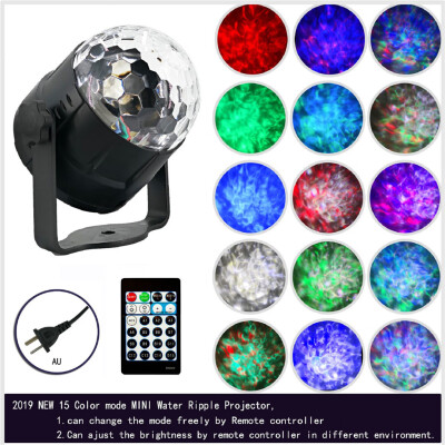 

〖Follure〗RGBW 9W 4LED 15 Colors Ball Light Airship Projector Lamp Stage Effect Light 2019