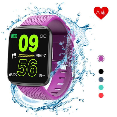 

D13 13in Intelligent Watches 116 Plus Heart Rate Monitoring Watch Sports Watches Wristband Waterproof Smartwatch