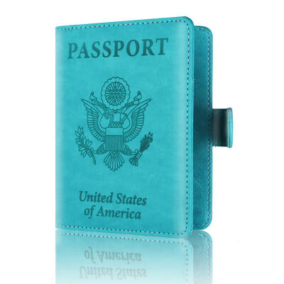 

PU Leather Buckle Passport Anti-Magnetic Storage Bag Passport Holder Wallet Fashion Travel Storage Bag