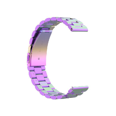 

General Watch Bands Quick Release Bracelet Width Stainless Three Beads Steel Strap Wrist Replacement Watch Bands Multi Color 22